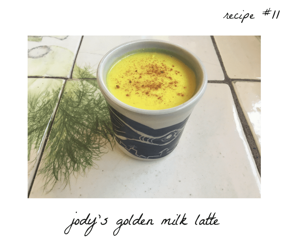 golden milk latte