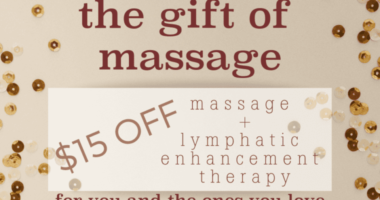the gift of massage