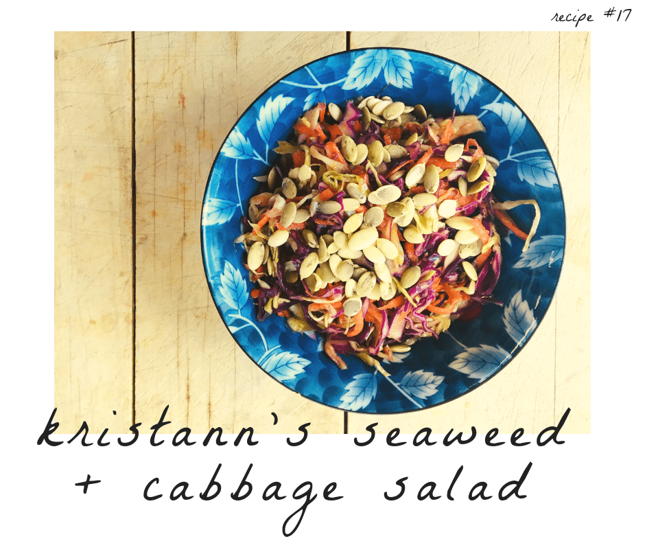 Seaweed + Cabbage Salad