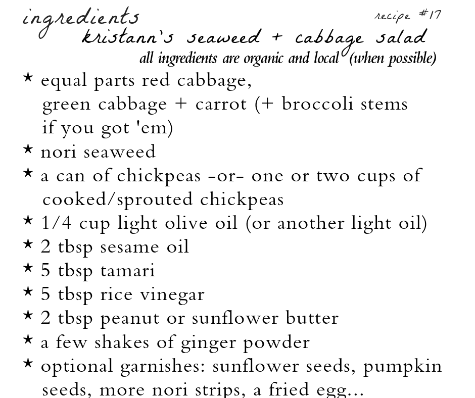 A recipe for cauliflower fried rice with ingredients listed.