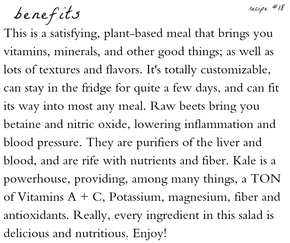 A page from the book benefits of eating raw food.
